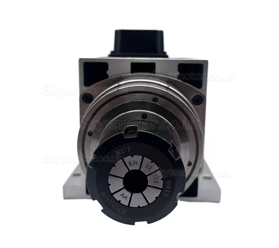 Air Cooled CNC Spindle Motor GDZ120x103-6 220V/380V 4.5kW 18000RPM/24000RPM ER32 Collet 400Hz